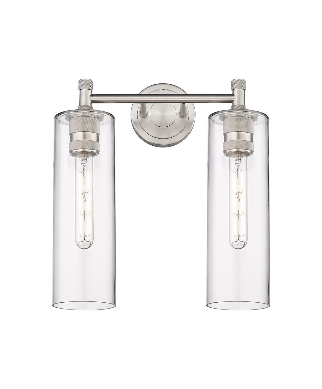Innovations Lighting Crown Point 12" Bath Vanity Light - Satin Nickel