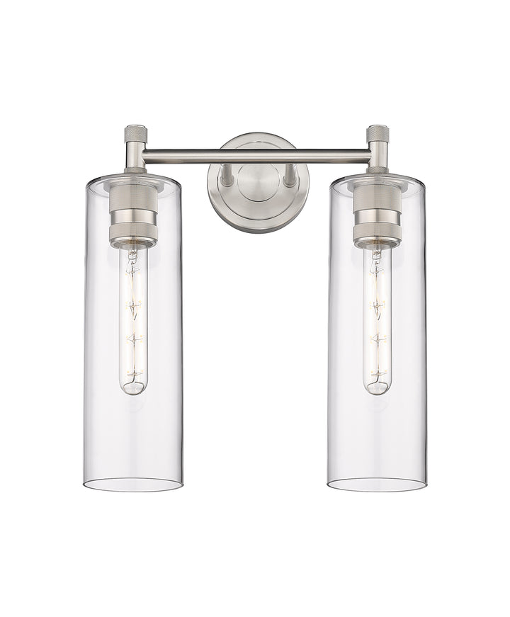 Innovations Lighting Crown Point 12" Bath Vanity Light - Satin Nickel