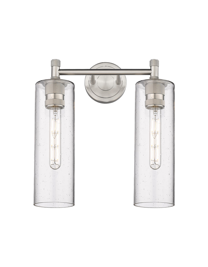 Innovations Lighting Crown Point 12" Bath Vanity Light - Satin Nickel