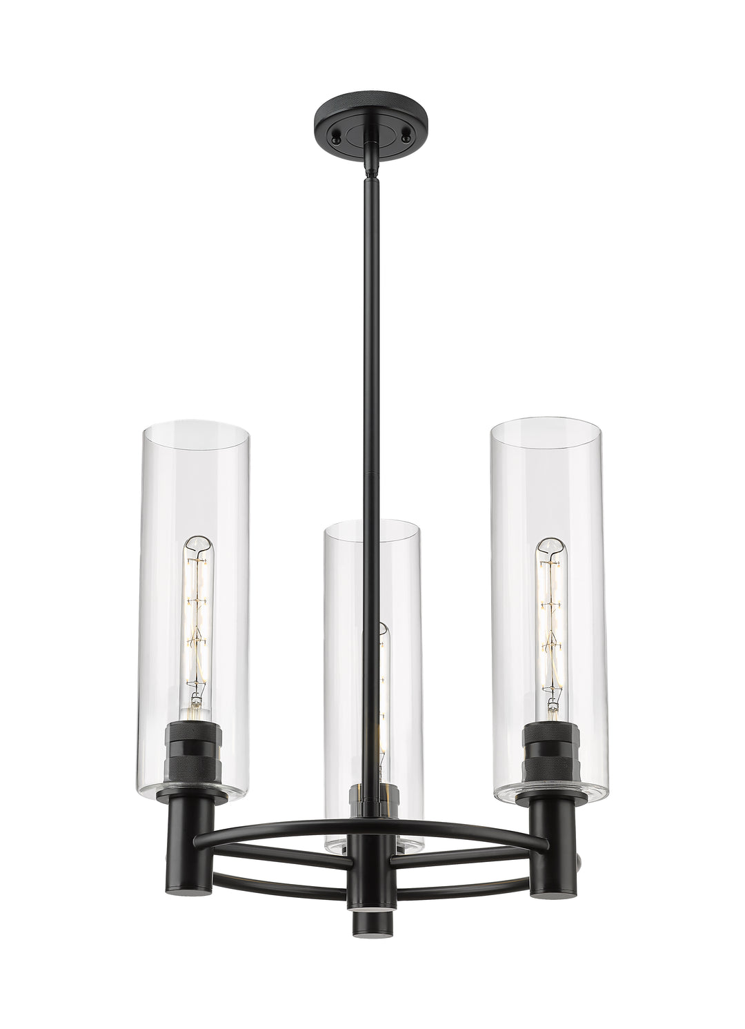 Innovations Lighting Crown Point 12" Pendant - Matte Black