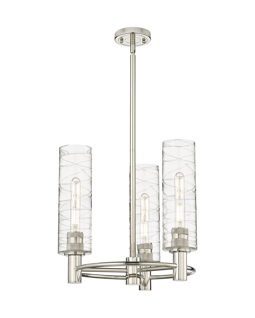 Innovations Lighting Crown Point 12" Pendant - Polished Nickel