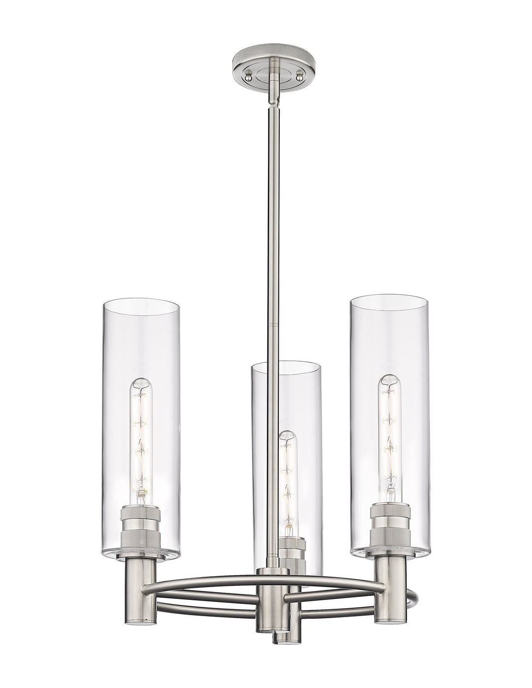 Innovations Lighting Crown Point 12" Pendant - Satin Nickel