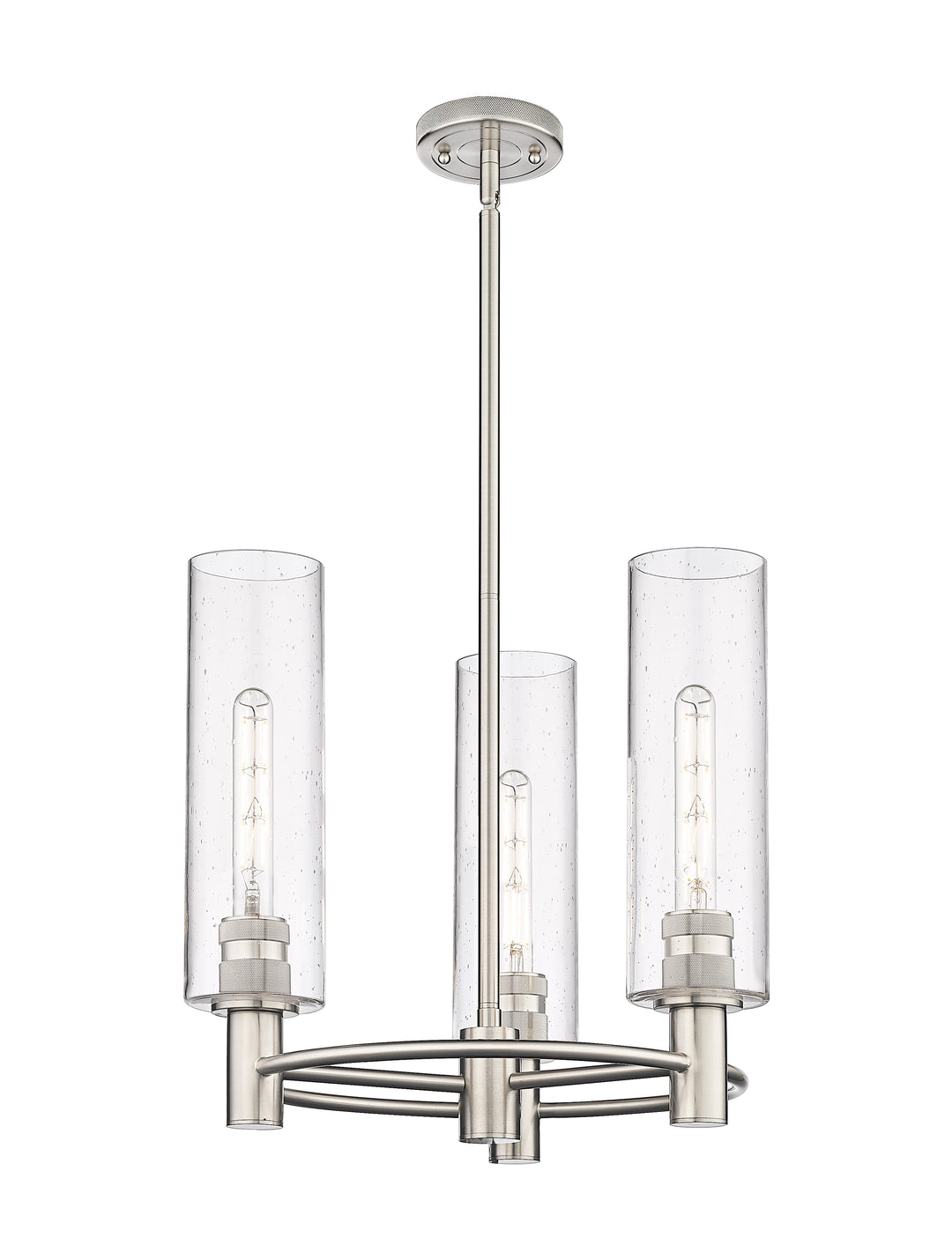 Innovations Lighting Crown Point 12" Pendant - Satin Nickel