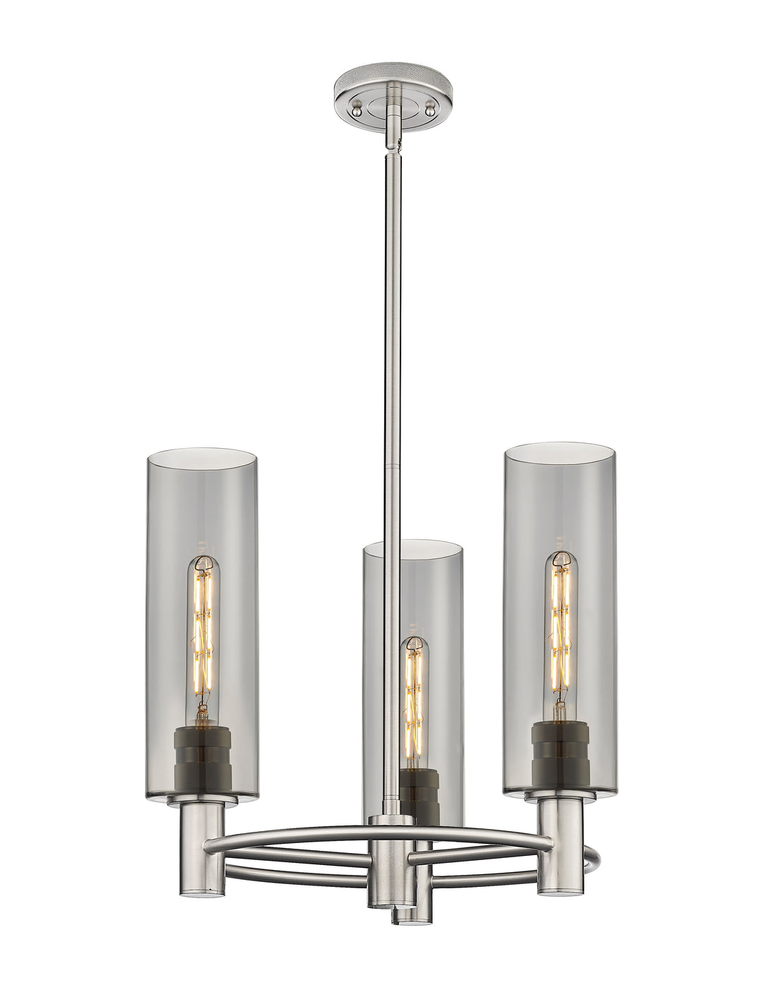 Innovations Lighting Crown Point 12" Pendant - Satin Nickel