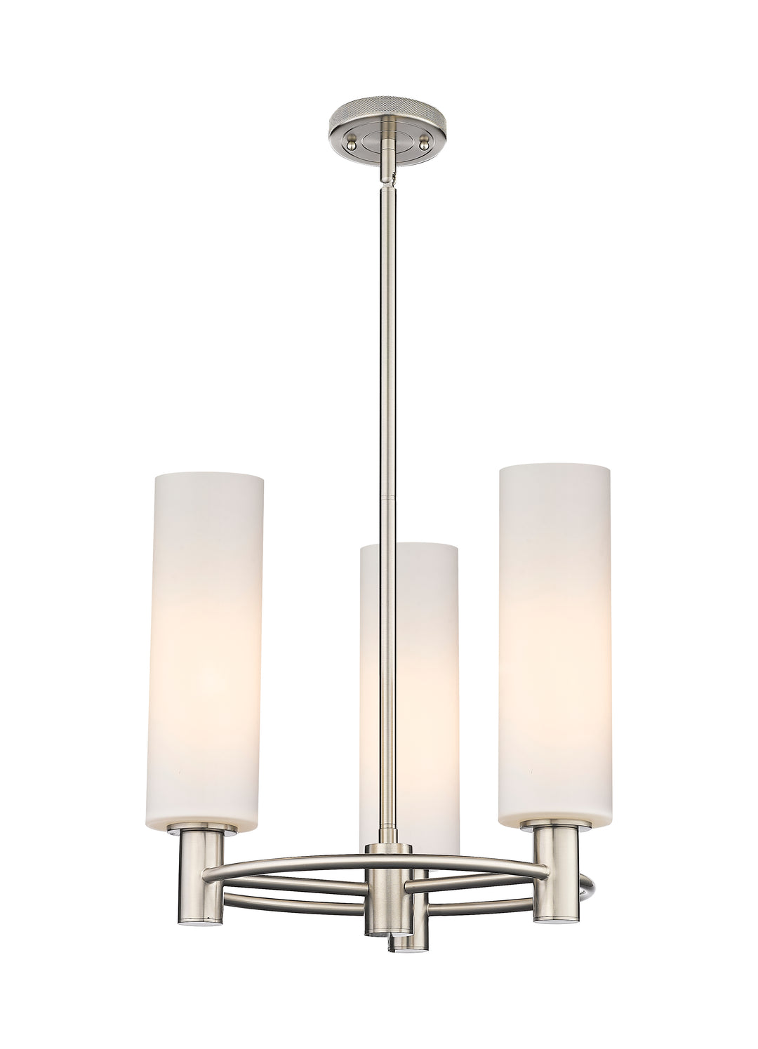 Innovations Lighting Crown Point 12" Pendant - Satin Nickel