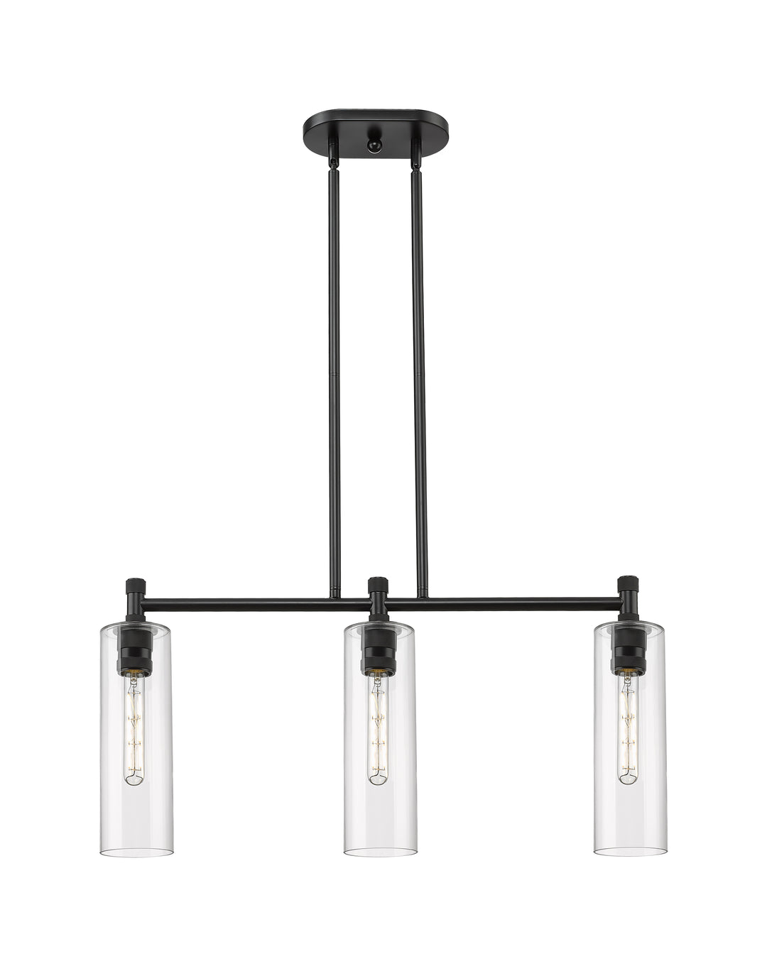 Innovations Lighting Crown Point 12" Island Light - Matte Black