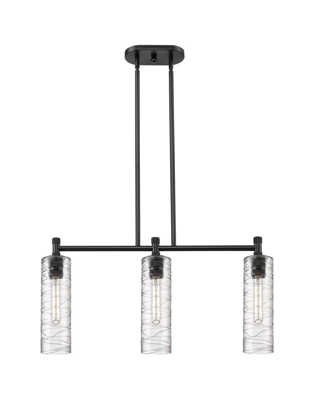Innovations Lighting Crown Point 12" Island Light - Matte Black