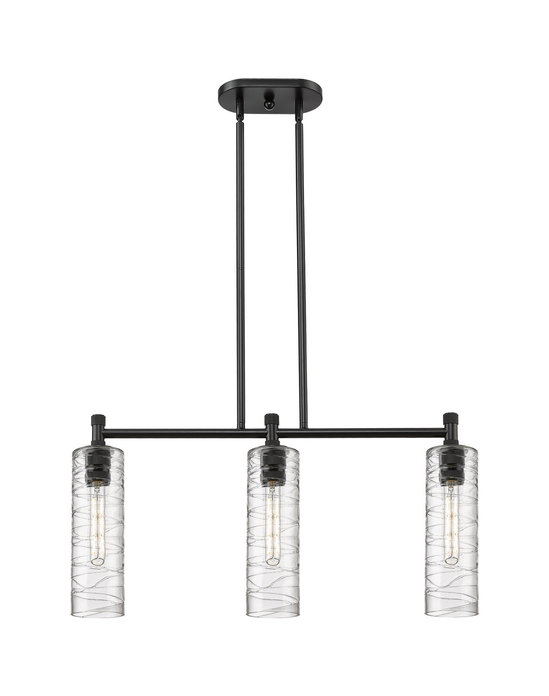Innovations Lighting Crown Point 12" Island Light - Matte Black