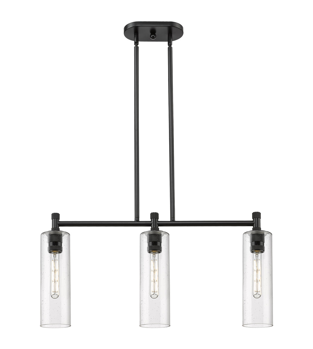 Innovations Lighting Crown Point 12" Island Light - Matte Black