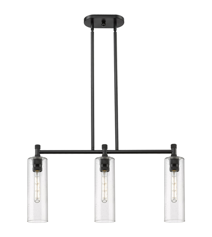 Innovations Lighting Crown Point 12" Island Light - Matte Black