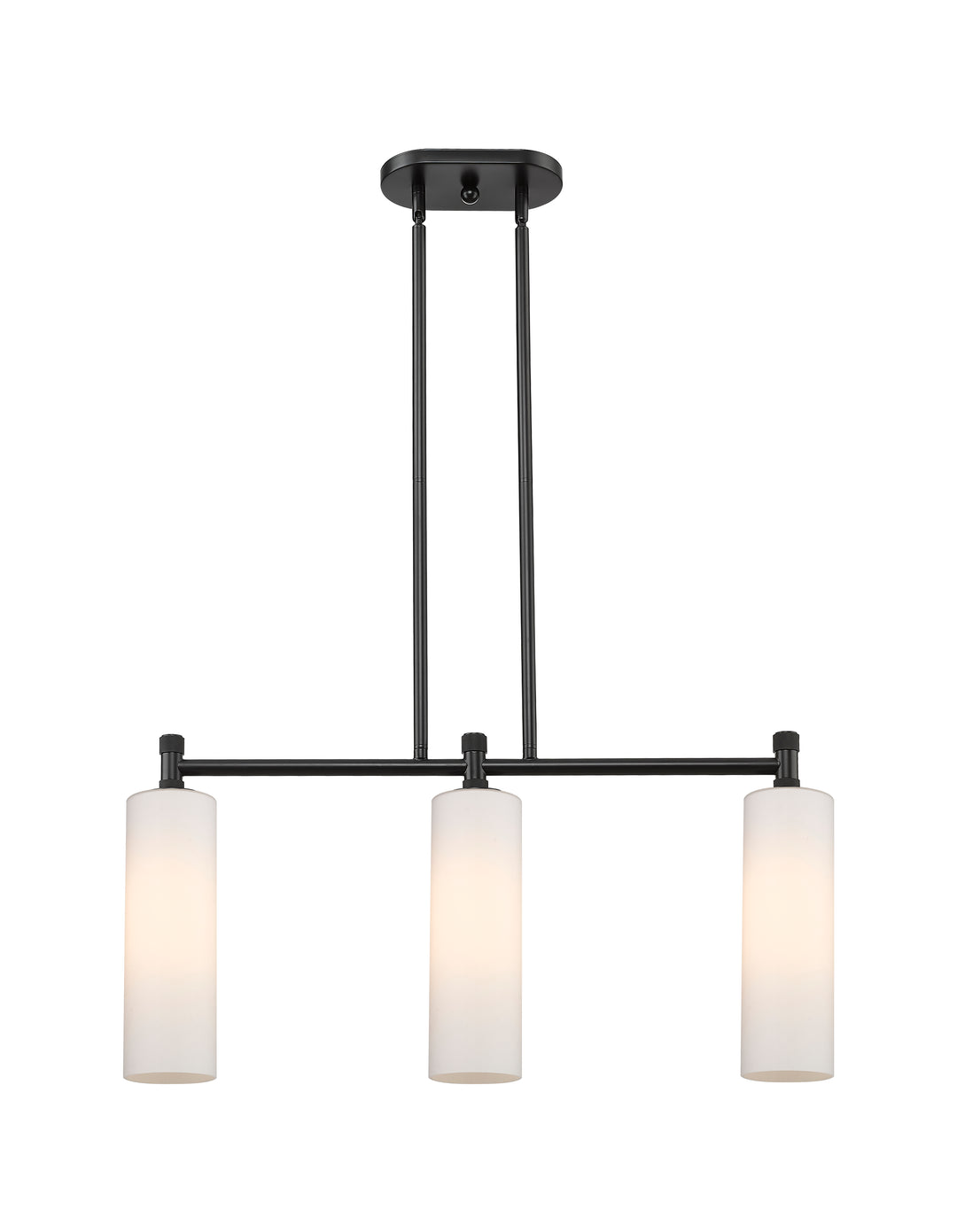 Innovations Lighting Crown Point 12" Island Light - Matte Black