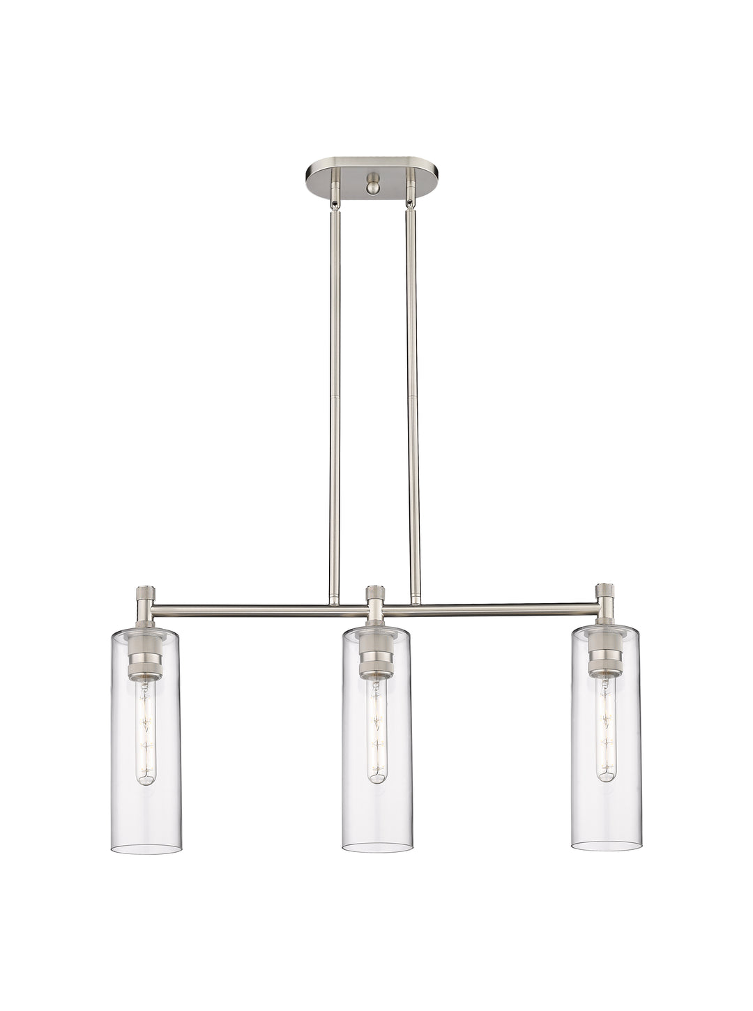 Innovations Lighting Crown Point 12" Island Light - Satin Nickel
