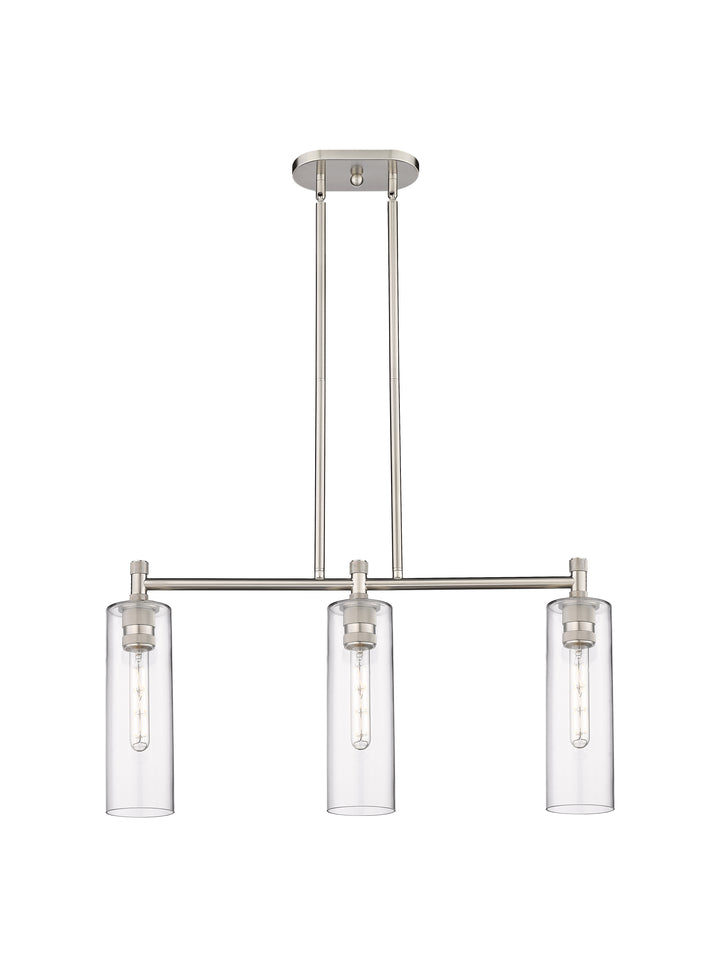 Innovations Lighting Crown Point 12" Island Light - Satin Nickel