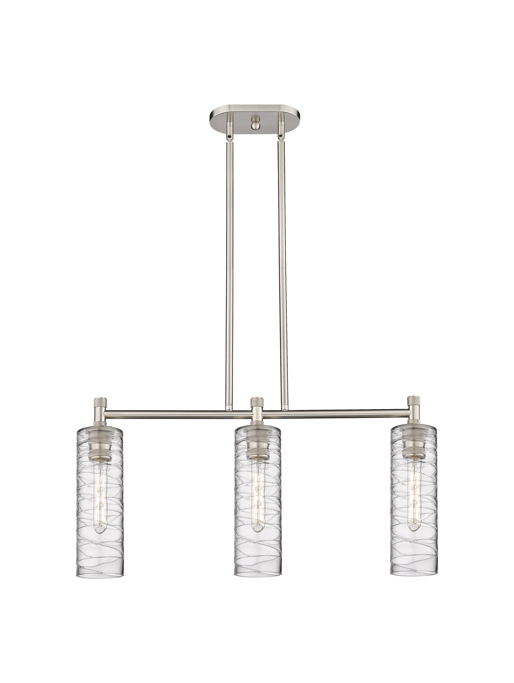 Innovations Lighting Crown Point 12" Island Light - Satin Nickel