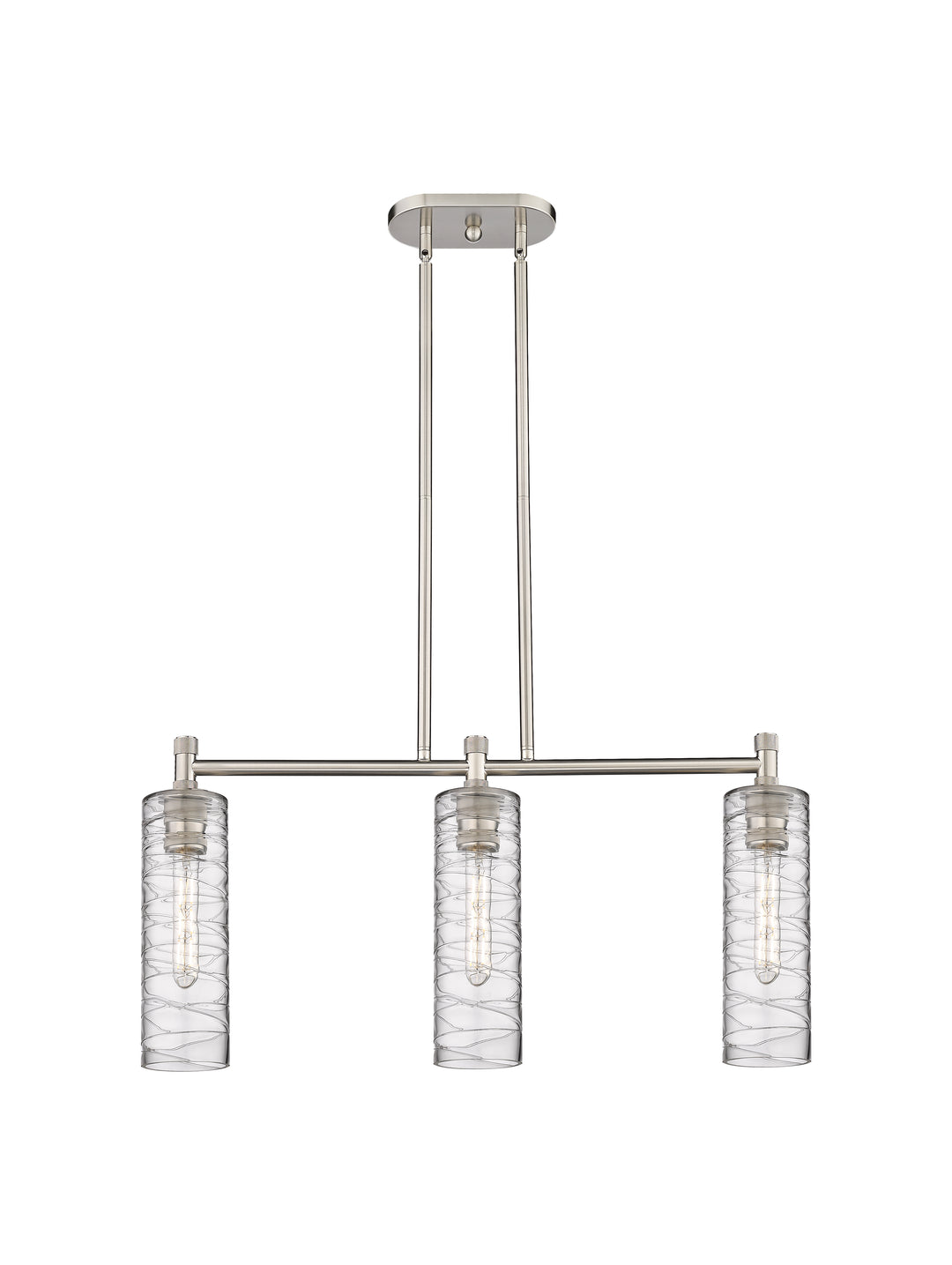 Innovations Lighting Crown Point 12" Island Light - Satin Nickel