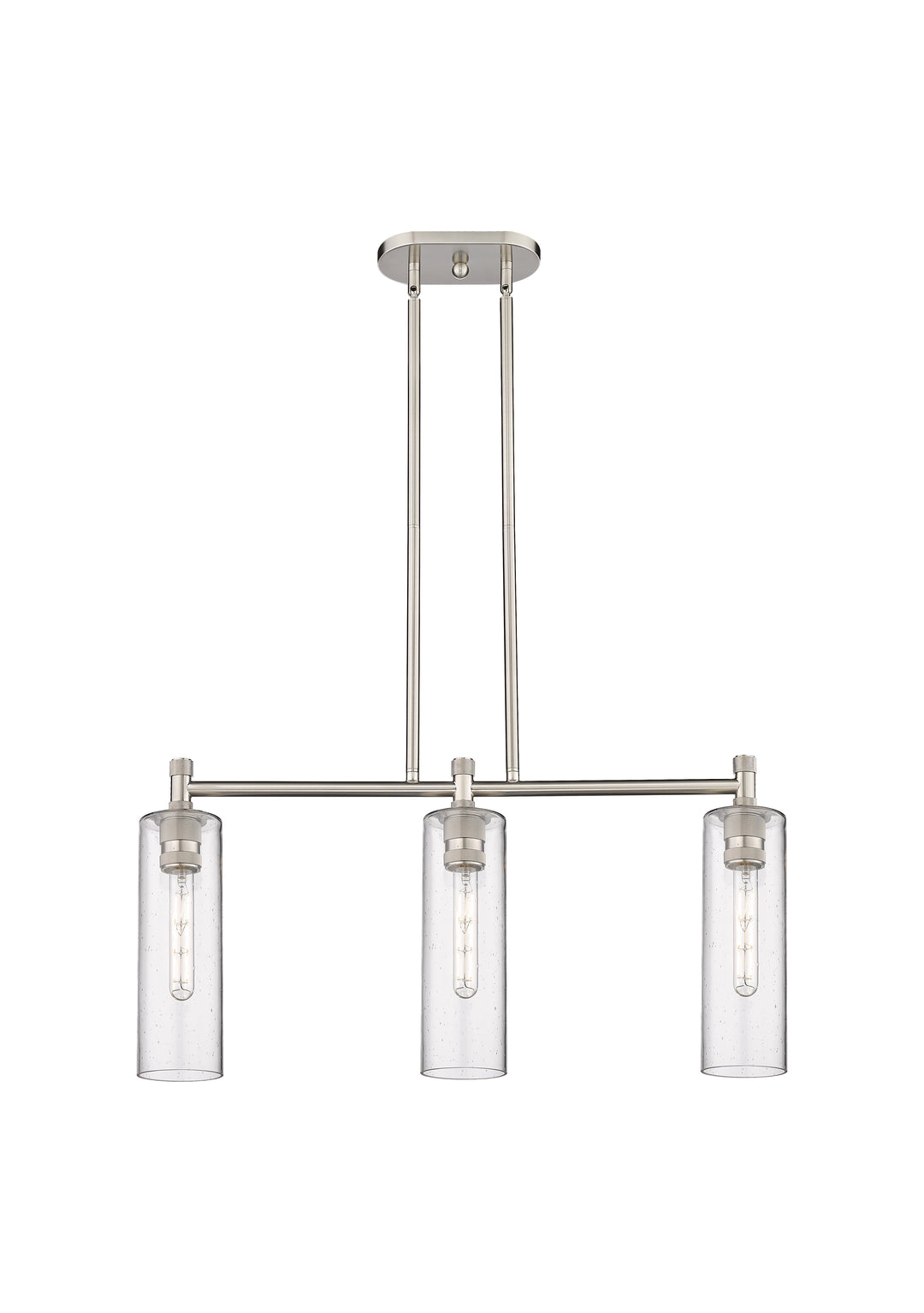 Innovations Lighting Crown Point 12" Island Light - Satin Nickel