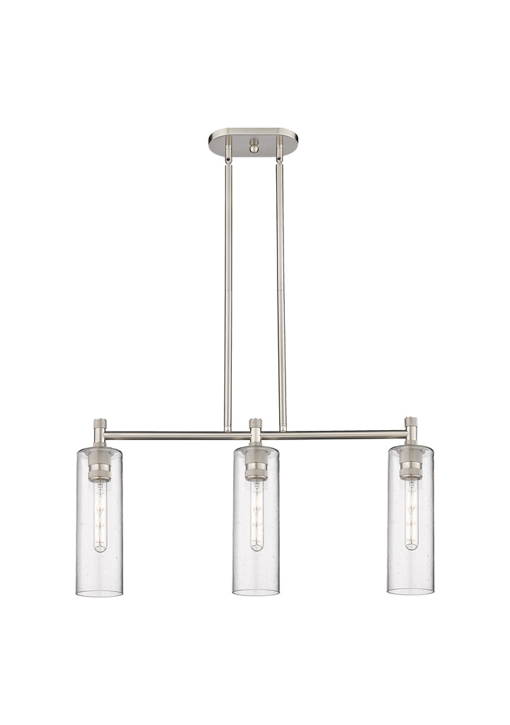 Innovations Lighting Crown Point 12" Island Light - Satin Nickel