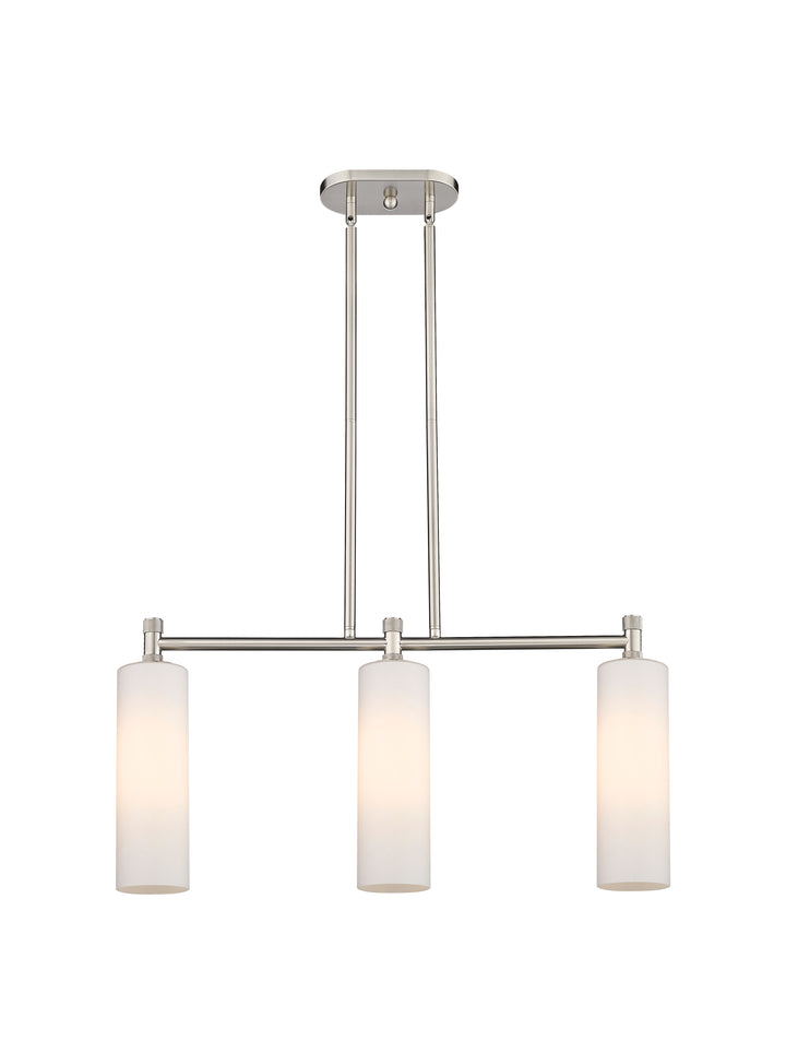 Innovations Lighting Crown Point 12" Island Light - Satin Nickel