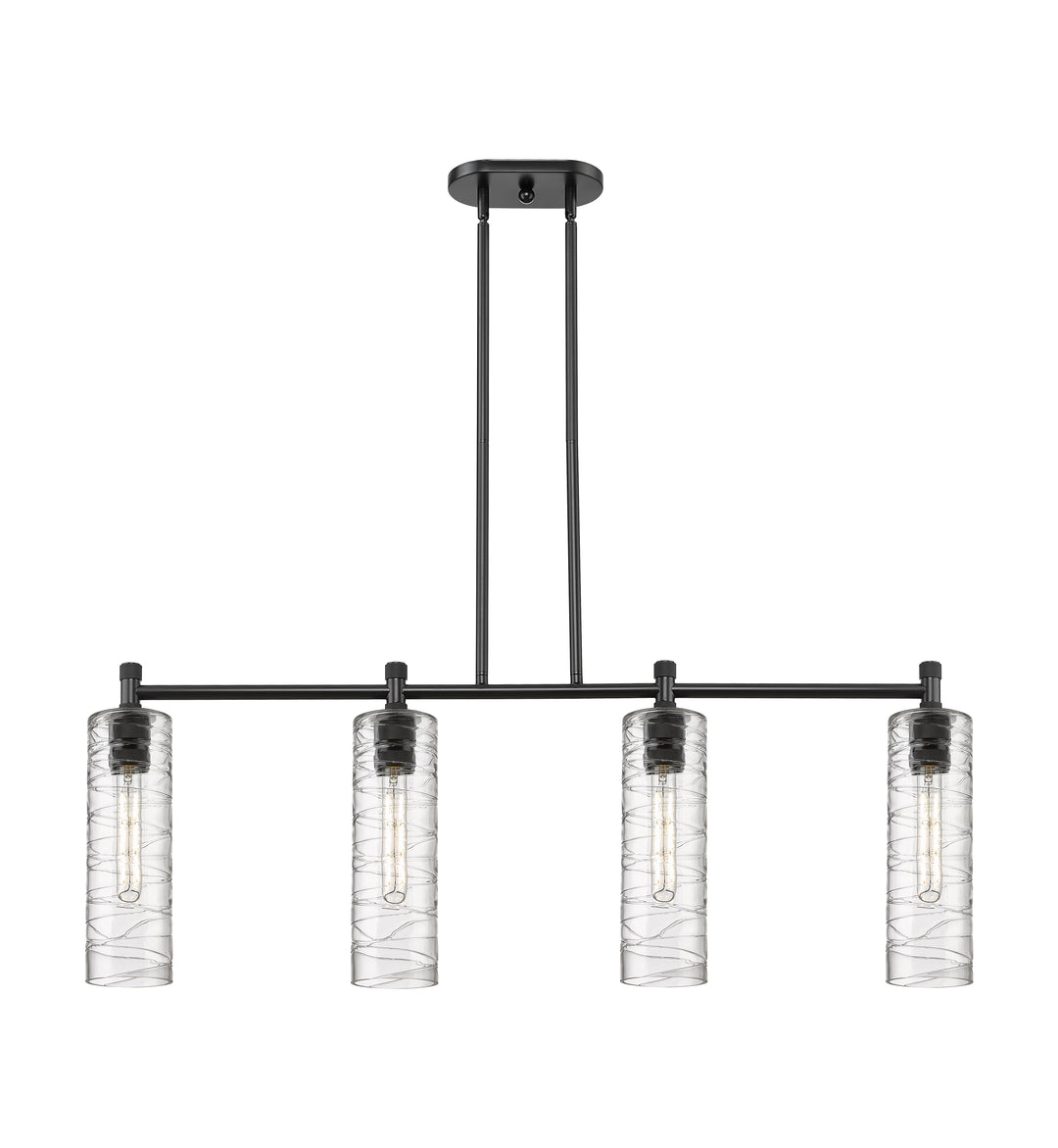 Innovations Lighting Crown Point 12" Island Light - Matte Black
