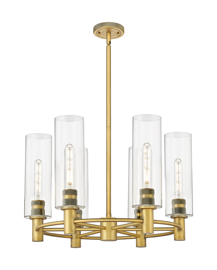 Innovations Lighting Crown Point 12" Chandelier - Brushed Brass