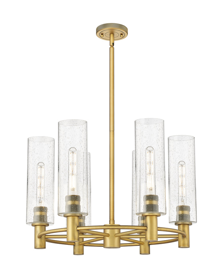 Innovations Lighting Crown Point 12" Chandelier - Brushed Brass