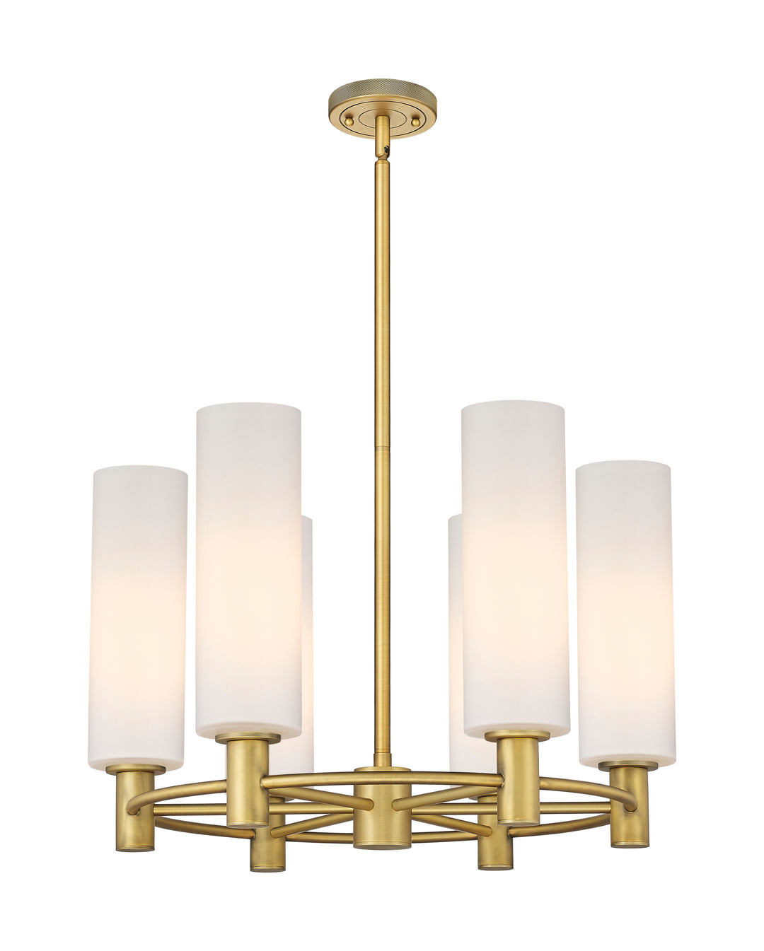 Innovations Lighting Crown Point 12" Chandelier - Brushed Brass