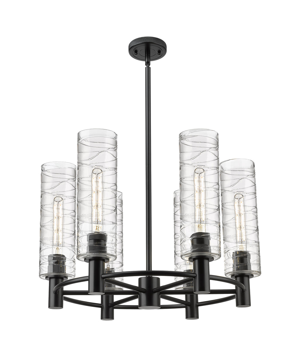 Innovations Lighting Crown Point 12" Chandelier - Matte Black