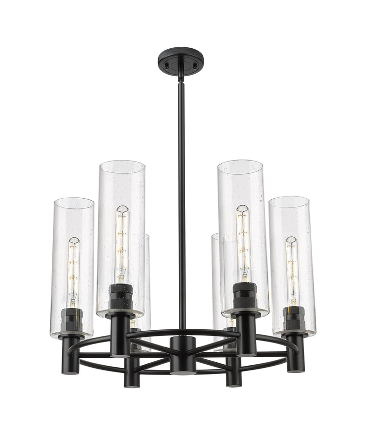 Innovations Lighting Crown Point 12" Chandelier - Matte Black