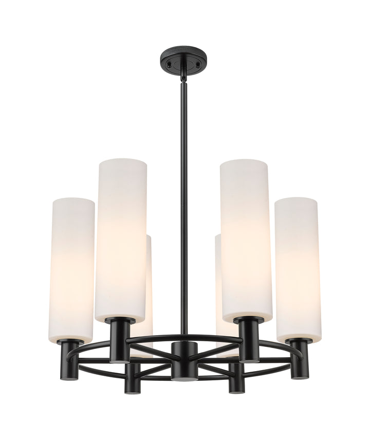 Innovations Lighting Crown Point 12" Chandelier - Matte Black