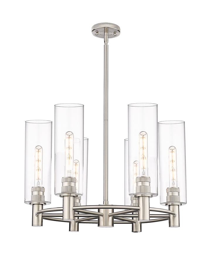 Innovations Lighting Crown Point 12" Chandelier - Polished Nickel