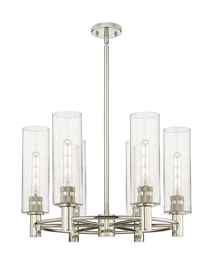 Innovations Lighting Crown Point 12" Chandelier - Polished Nickel