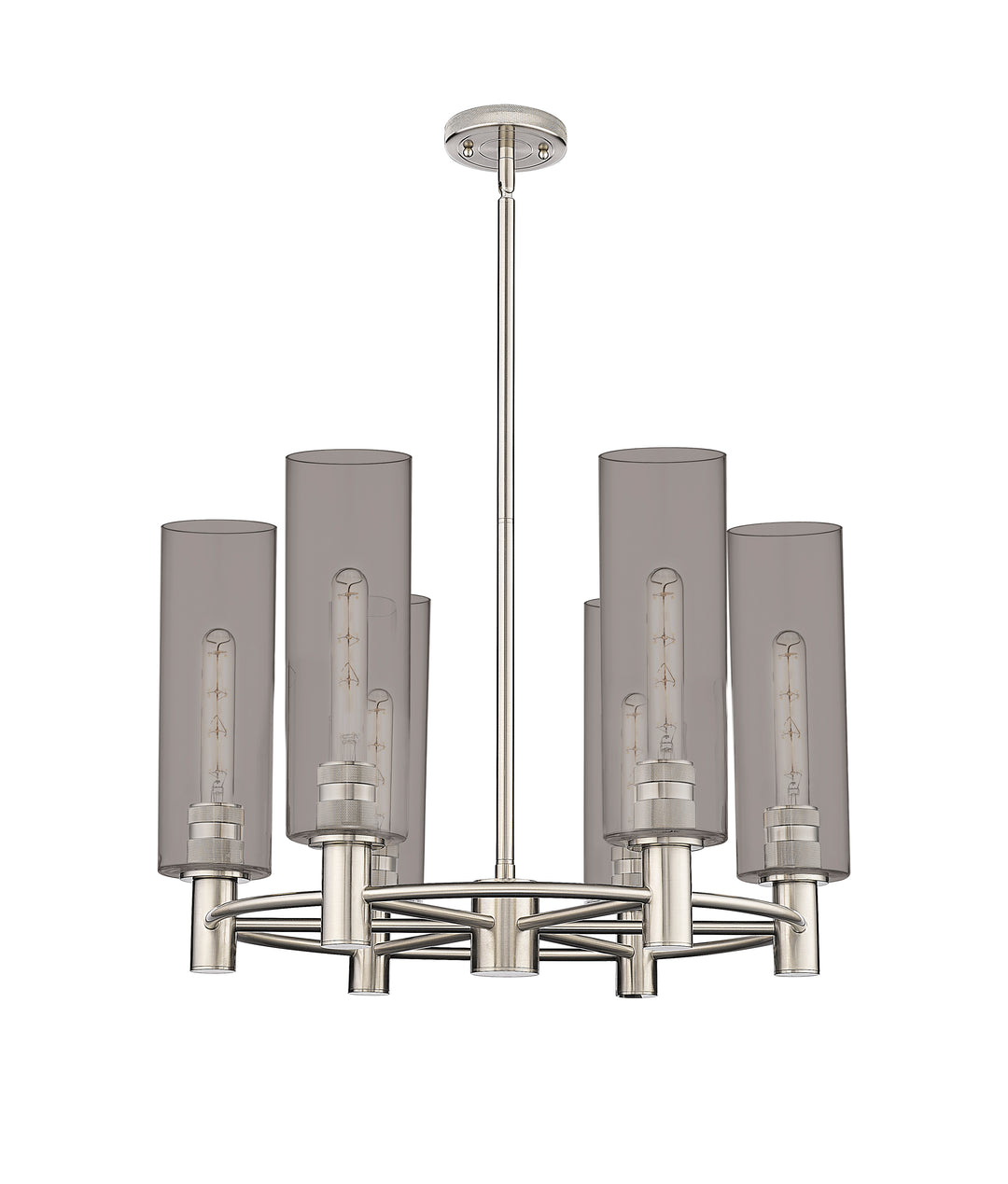 Innovations Lighting Crown Point 12" Chandelier - Polished Nickel