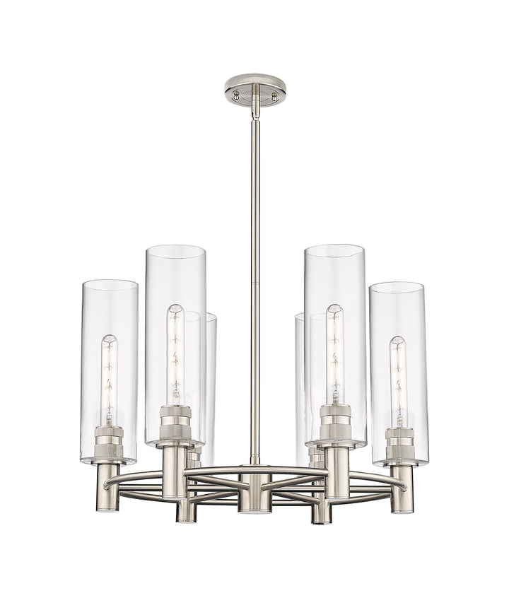 Innovations Lighting Crown Point 12" Chandelier - Satin Nickel