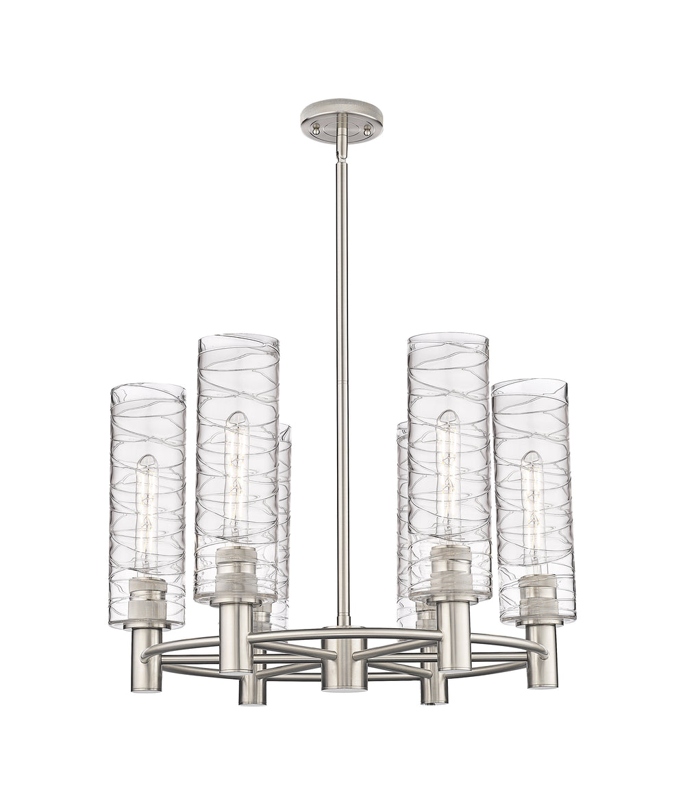 Innovations Lighting Crown Point 12" Chandelier - Satin Nickel