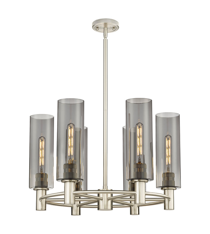 Innovations Lighting Crown Point 12" Chandelier - Satin Nickel