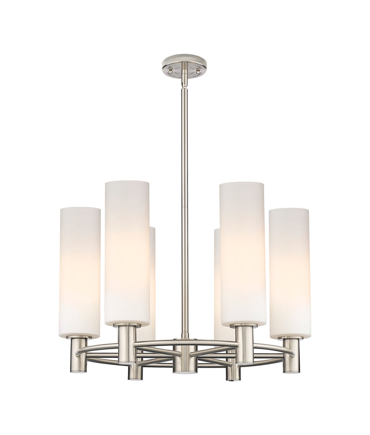 Innovations Lighting Crown Point 12" Chandelier - Satin Nickel