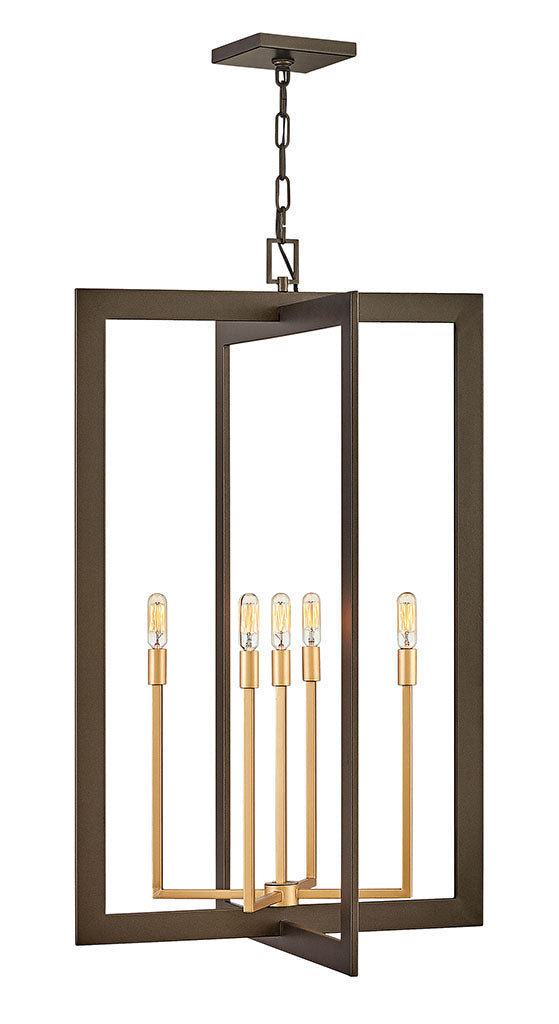 Hinkley Anders Chandelier Chandeliers Hinkley Metallic Matte Bronze 22.0x22.0x36.75