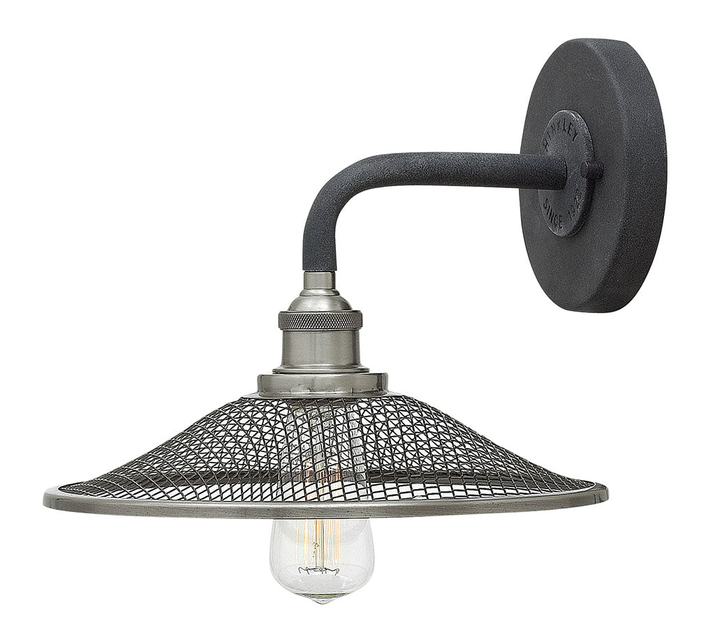 Hinkley Rigby Sconce Sconce Hinkley Aged Zinc 10.5x10.0x8.5 