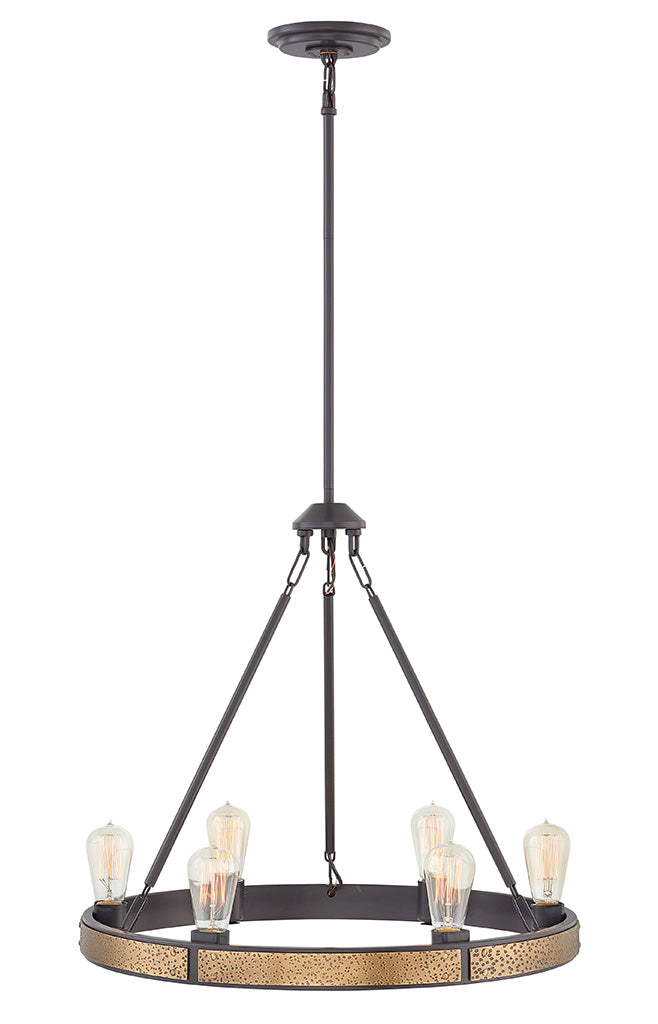 Hinkley Everett Chandelier Chandeliers Hinkley Bronze 24.5x24.5x22.0 