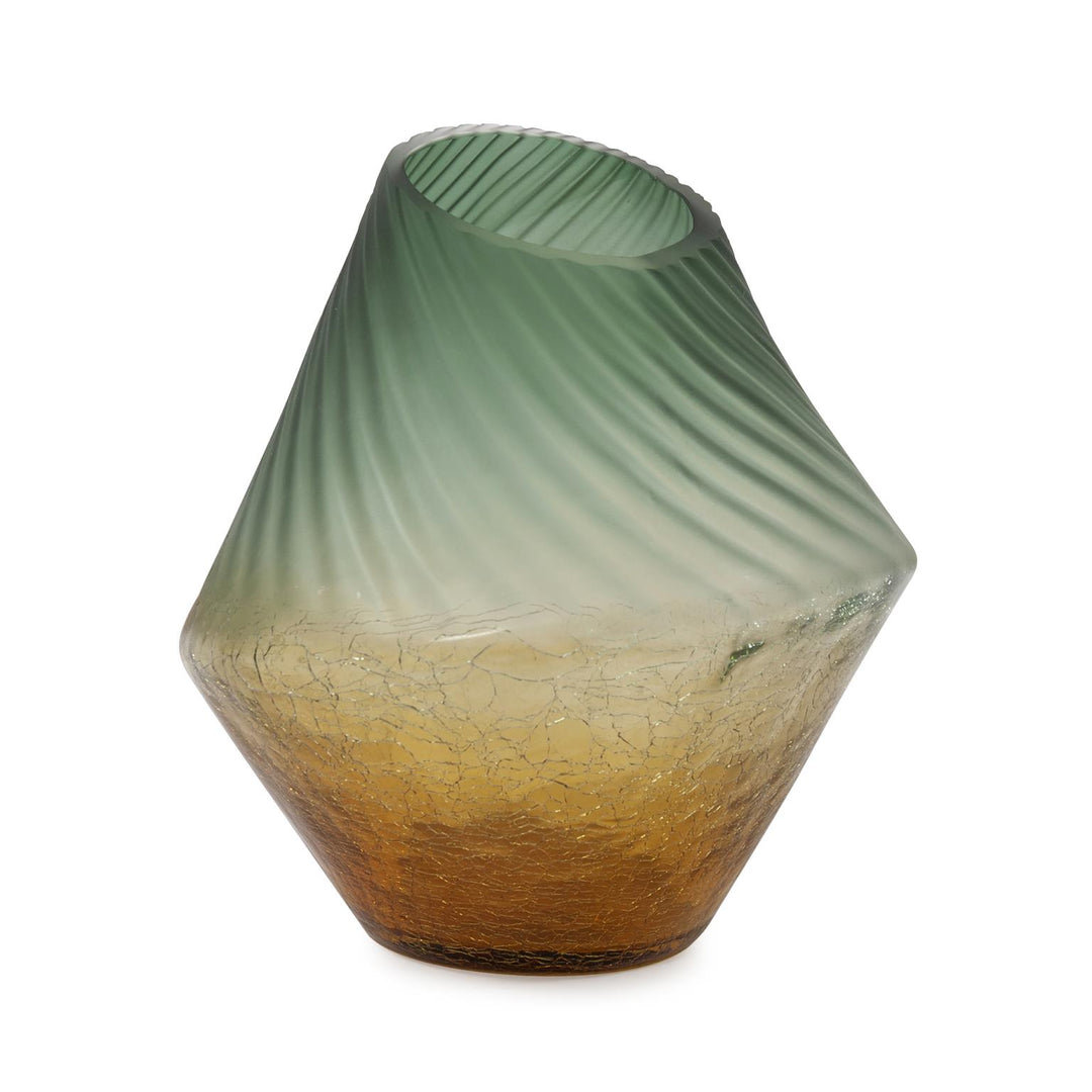 Howard Elliott Collection Golden Murrine Vase Small