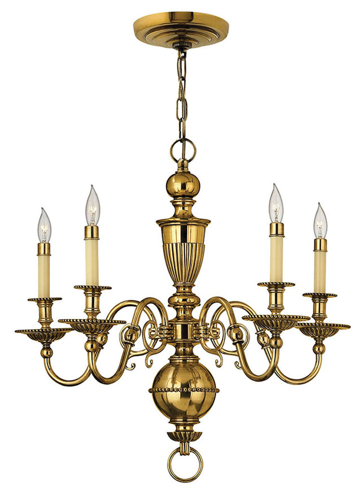 Hinkley Cambridge Chandelier Chandeliers Hinkley Burnished Brass 25.25x25.25x24.0