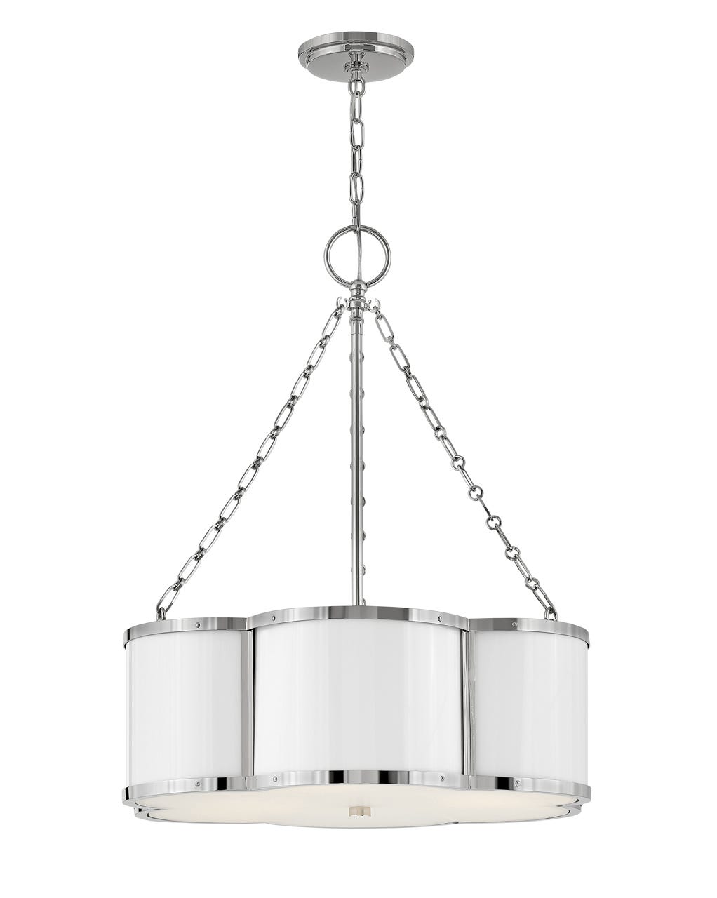 Hinkley Chance Chandelier Chandeliers Hinkley Polished Nickel 22.0x22.0x26.5