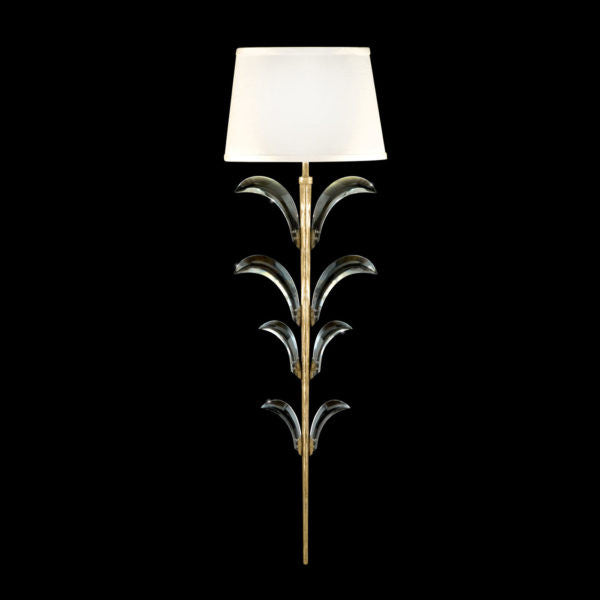 Fine Art Handcrafted Lighting Beveled Arcs 28"H Sconce in Muted Gold Leaf (769550ST)