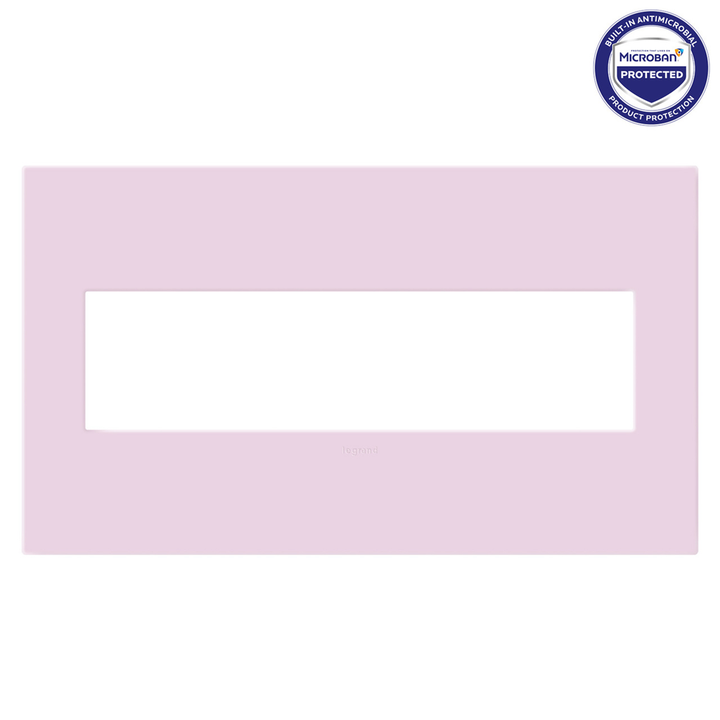 Legrand adorne Rosa 4-Gang wall plate