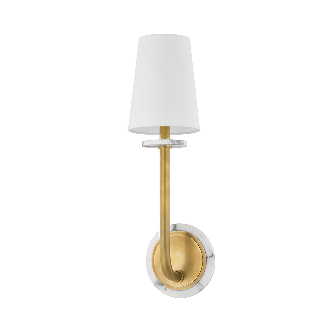 Corbett Lighting Avesta Wall Sconce Wall Sconces Corbett VINTAGE BRASS 6.25x21.75 