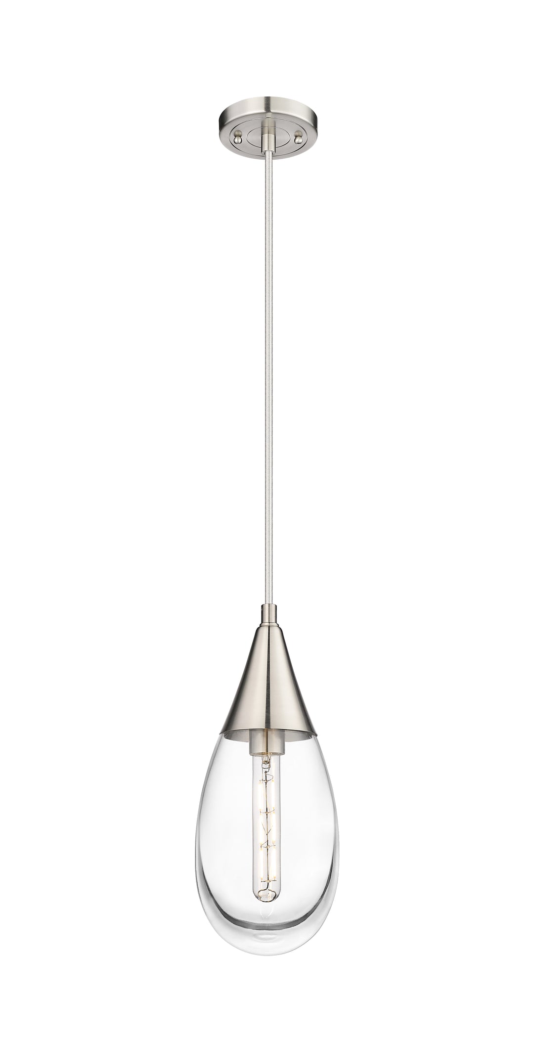 Innovations Lighting Malone 6" Pendant - Satin Nickel Pendants Innovations Lighting   