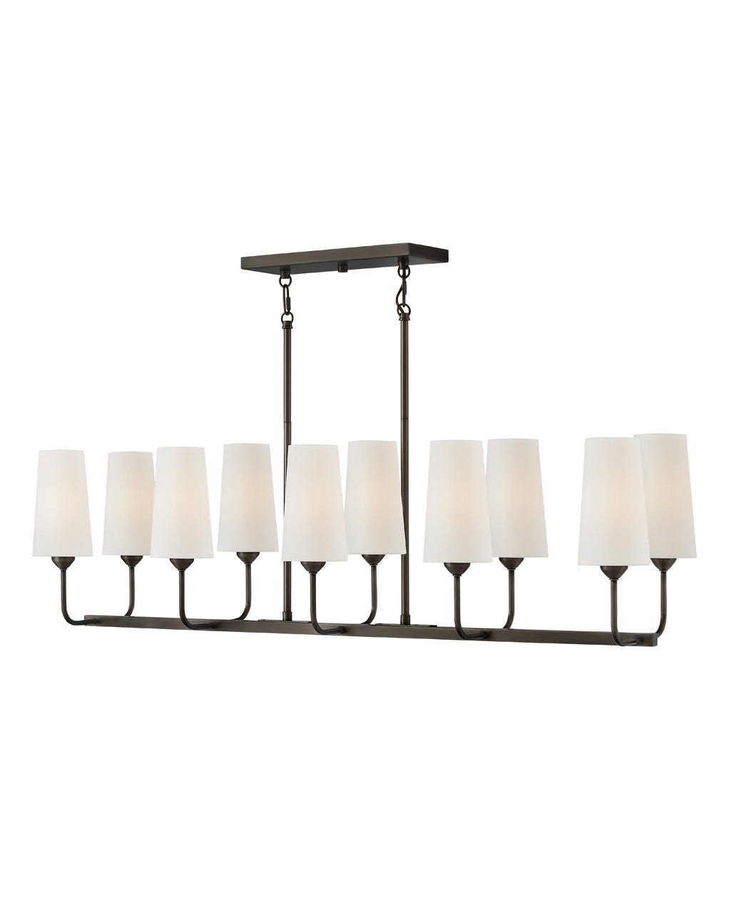 Hinkley Lewis Chandelier Chandeliers Hinkley Black Oxide 11.0x44.25x12.0 