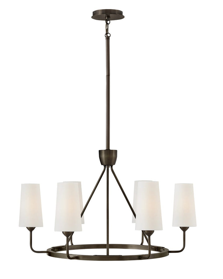 Hinkley Lewis Chandelier Chandeliers Hinkley Black Oxide 28.75x28.75x17.25