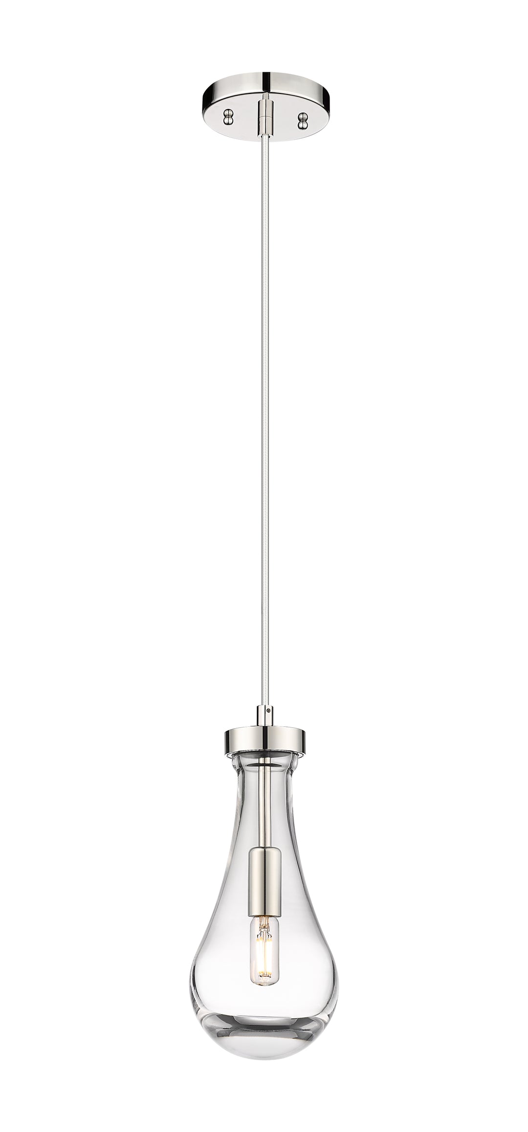 Innovations Lighting Owego 5" Pendant - Polished Nickel Pendants Innovations Lighting Clear ; Glass Type: Clear  