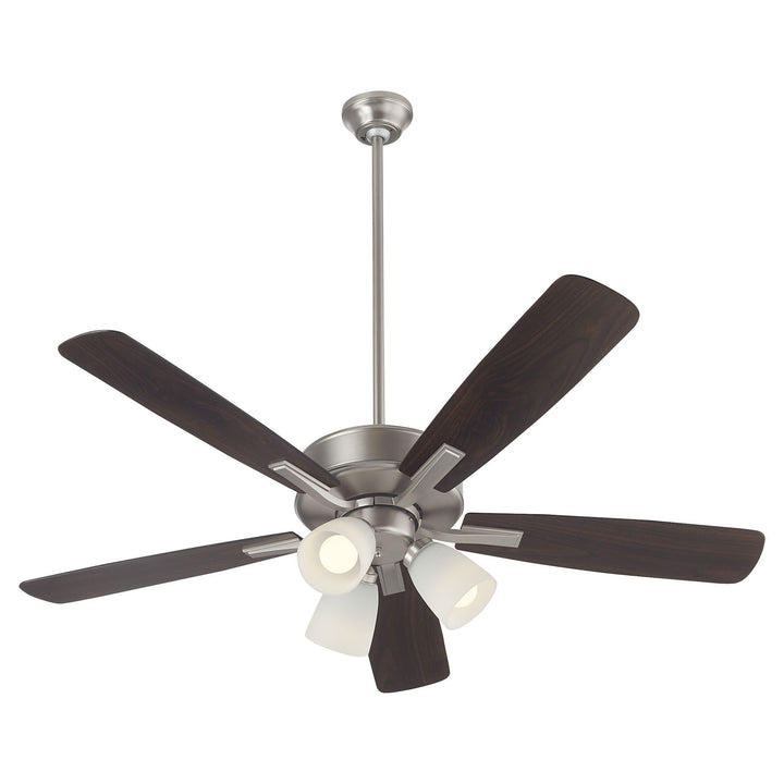 Quorum Ovation 4525-3165 52" 3-light ceiling fan in Satin Nickel - view 2